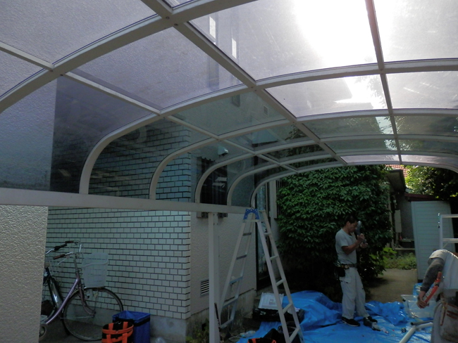 Diyも可能 カーポートの修理費用とやり方を写真付きで解説